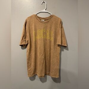 NWOT Oat Collective Local Graphic Tee Short Sleeve Size XL